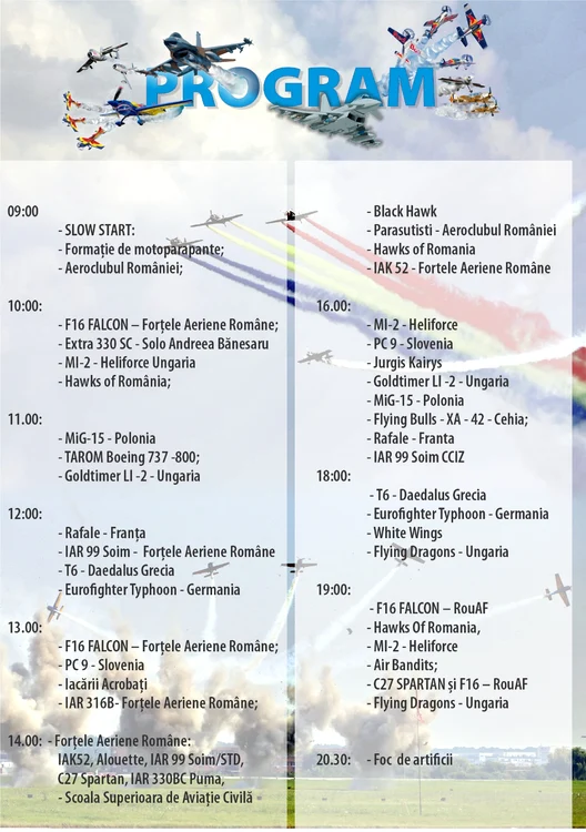 Programul complet al BIAS 2024 FOTO Raw Aviation Crew/facebook