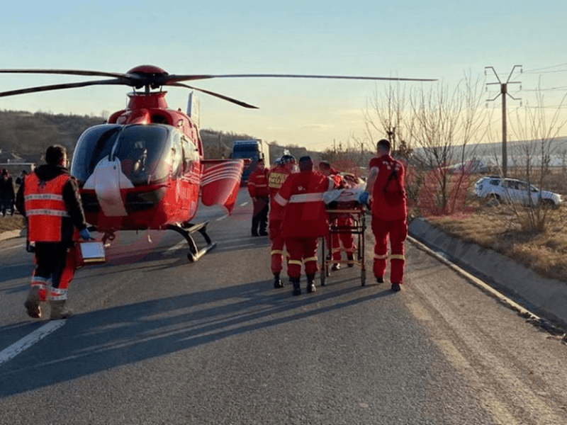 Trafic îngreunat pe DN1 din cauza unui accident produs la intrarea în Capitală