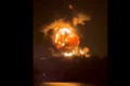 Atac rusesc asupra portului Ismail din Ucraina FOTO Captura video