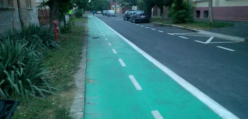 Pista pentru biciclişti în Timişoara