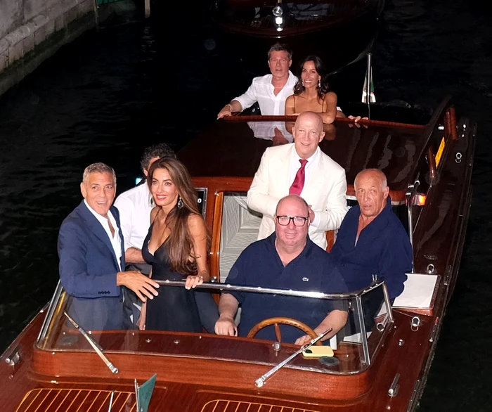 Brad Pitt & George Clooney la Veneția, Profimedia (2) jpg