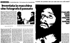 “Domenica del Corriere” a publicat o fotografie despre care s a spus că îl reprezintă pe Hristos chiar pe Crucea răstignirii Lui jpeg