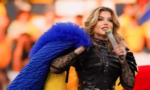 Loredana Groza ca Xena printesa rzaboinica la show ul de pe Arena Nationala de la meciul Generatiei de Aur   Instagram (1) jpg