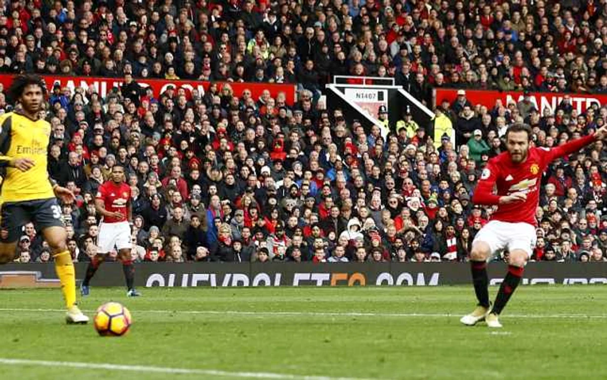 Golul marcat de Juan Mata în minutul 68 FOTO Daily Mail