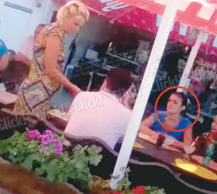 Diana Enache (16 ani)  a zăbovit la terasă circa o oră împreună cu prietenii ei