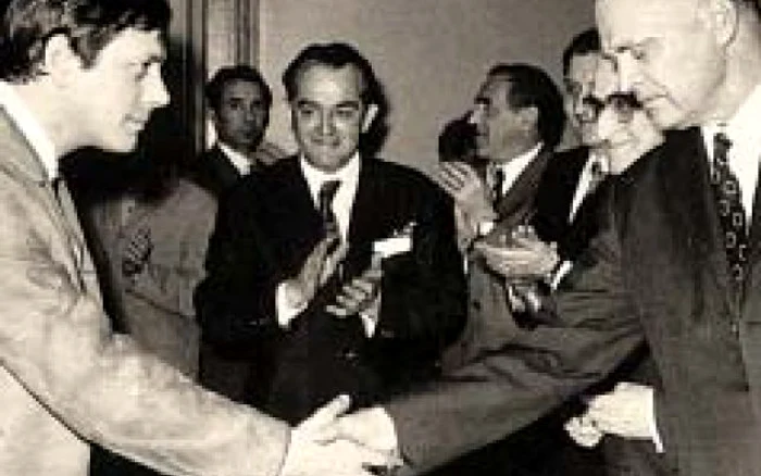 În 1970, cu Zaharia Stancu, la primirea Premiului Uniunii Scriitorilor