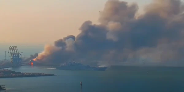 ucraina ataca nave rusesti in berdyansk
