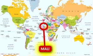 Mali se află în vestul Africii jpeg