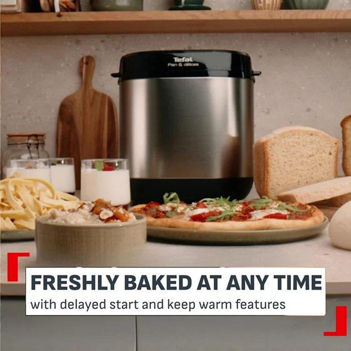 Tefal Pain & Délices prepară pâine, pizza, paste și alte rețete de casă Foto Big W