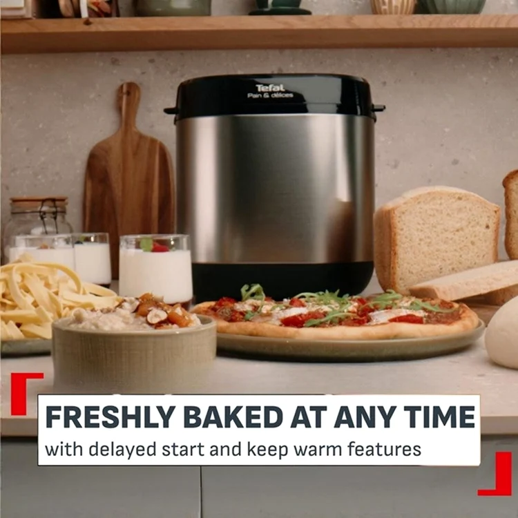 Tefal Pain & Délices prepară pâine, pizza, paste și alte rețete de casă Foto Big W