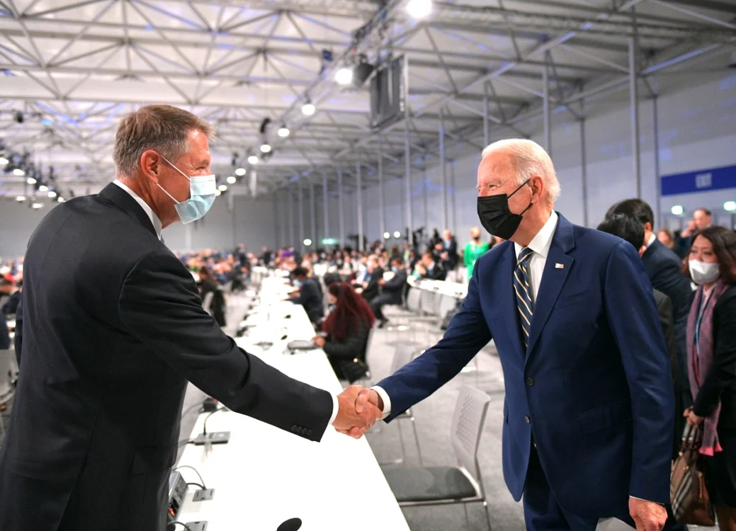 Preşedintele României Klaus Johannis şi omologul său american Joe Biden