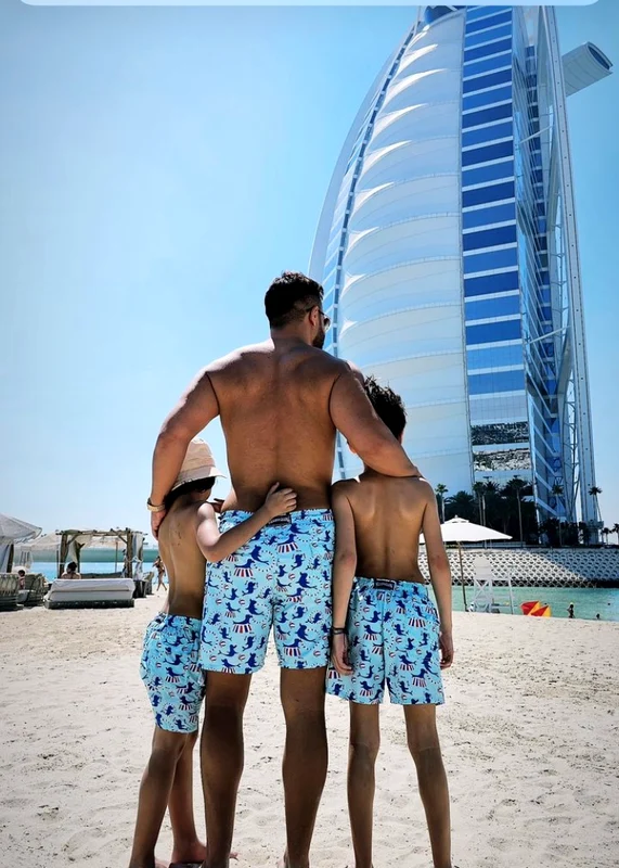 Bădălău a plecat cu toți copiii și cu Bianca la Dubai / Sursa: Instagram 