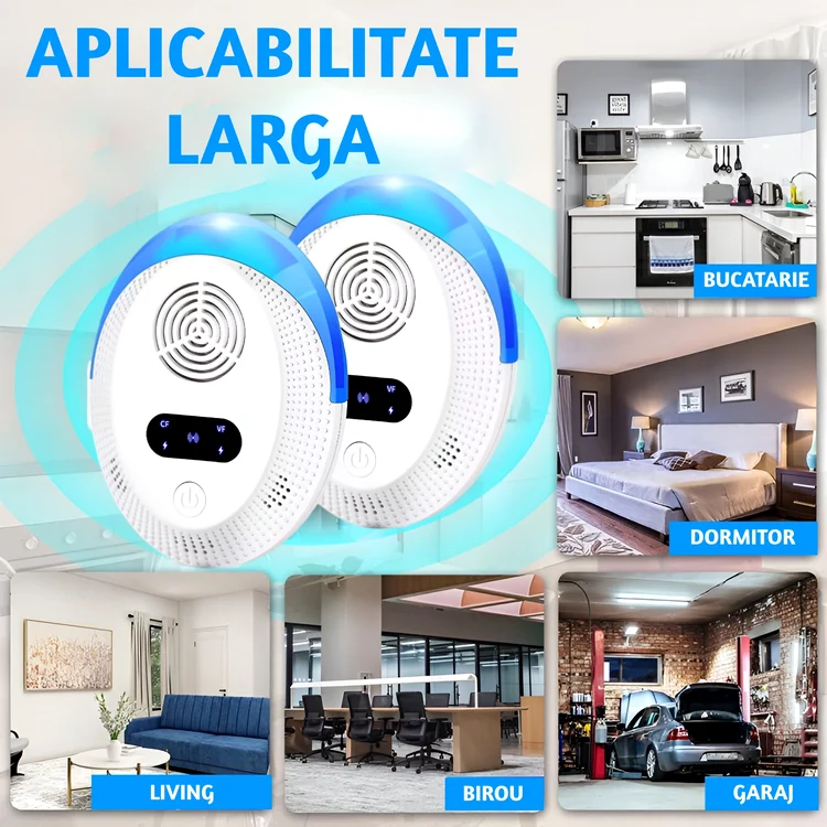 Imagine ilustrativă despre aplicabilitatea largă a dispozitivelor inteligente anti-dăunători eMAG