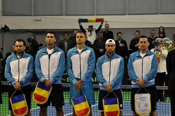 
    Echipa Romaniei de Cupa Davis  