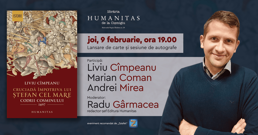 „Cruciadă împotriva lui Ștefan cel Mare: Codrii Cosminului 1497“ - dezbatere și sesiune de autografe
