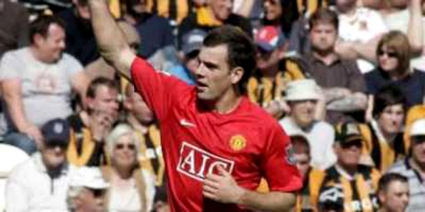 Darron Gibson a marcat o "dublă" pentru Manchester United