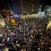 susținători nicușor în stradă FOTO Facebook Cătălin Urdoi jpg