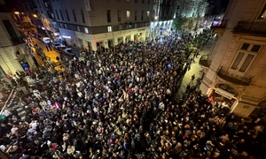 susținători nicușor în stradă FOTO Facebook Cătălin Urdoi jpg