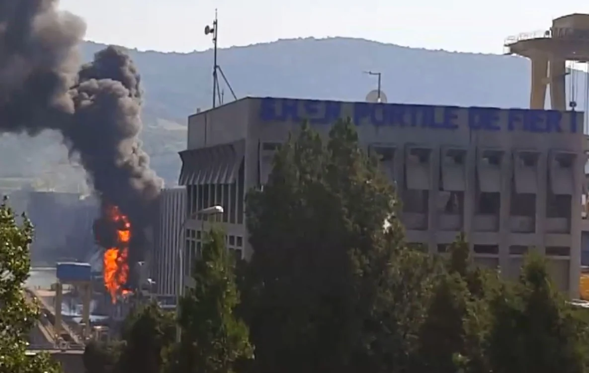 Imagine de la incendiul din 2018 FOTO Arhivă