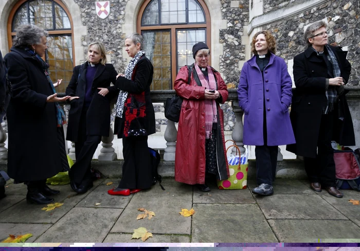 Sinodul Bisericii Anglicane s-a pronunţat împotriva hirotonirii femeilor episcop FOTO AFP