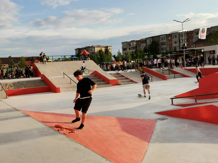 Skatepark-ul din Slatina are 3.600 m.p. suprafață utilă FOTO: A.M.
