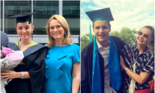 absolventi VIP fiica Andreei Esca Alexia Eram si fiul actritei Daniela Nane Codrin Nane Popa jpg