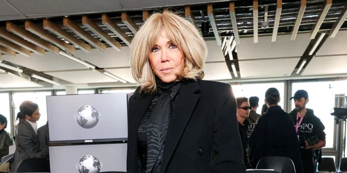 Brigitte Macron la Paris Fashion Week Foto Profimedia jpg