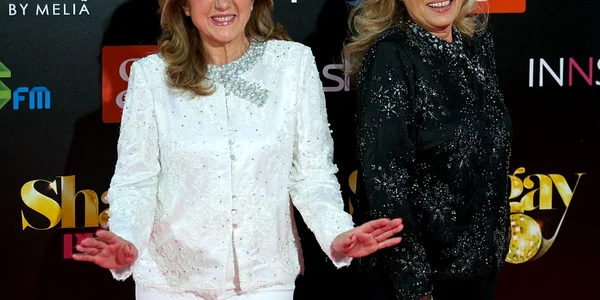 Mayte Mateos (S) si Maria Mendiola (D) componentele grupului Baccara în 2014 foto getty images