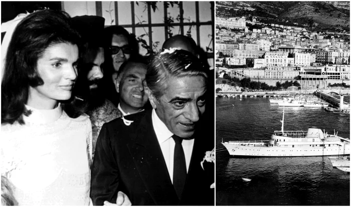 Jackie Kennedy la nunta cu Aristotel Onassis pe iahtul Christina O    Profimedia (1) jpg