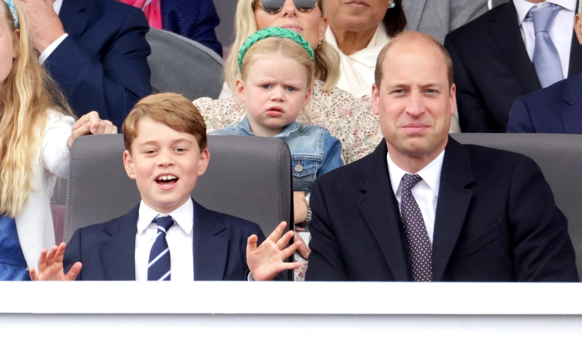Prințul William și Prințul George jpg