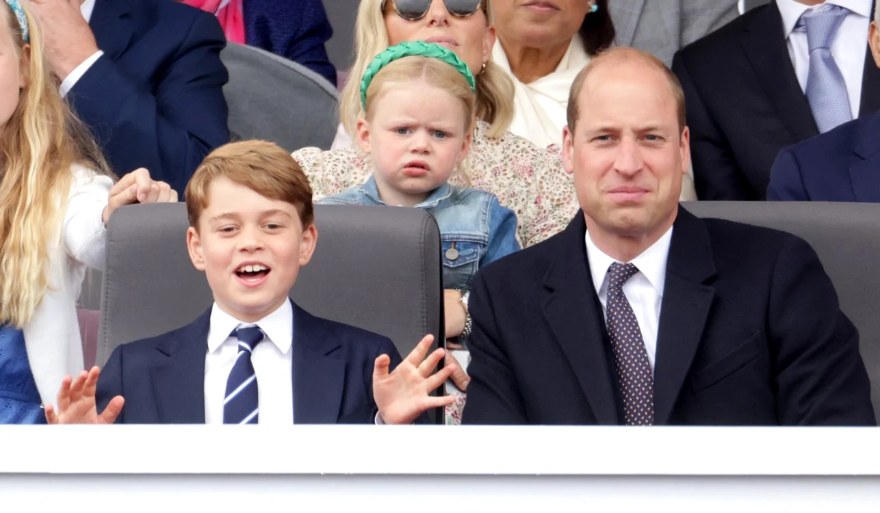 Prințul William și Prințul George jpg