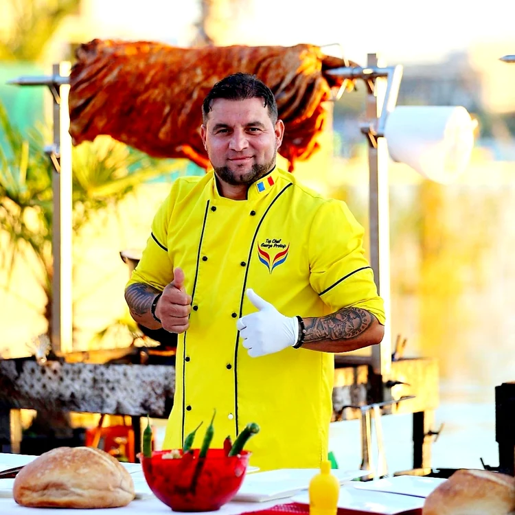 Masterchef-ul grătarelor, George Proțap gătește de 15 ani pentru vedeteFoto:arhiva personală