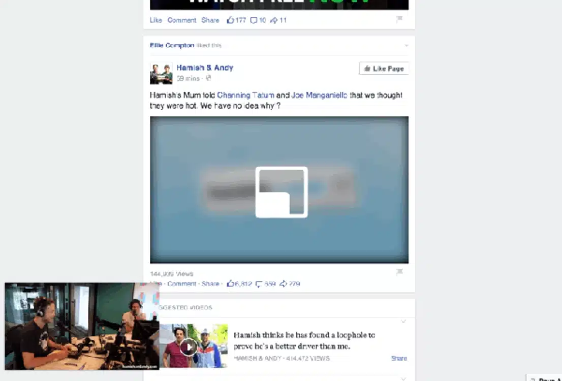 Acum ai posibilitatea să tragi fereastra cu videoclipul spre marginea browserului