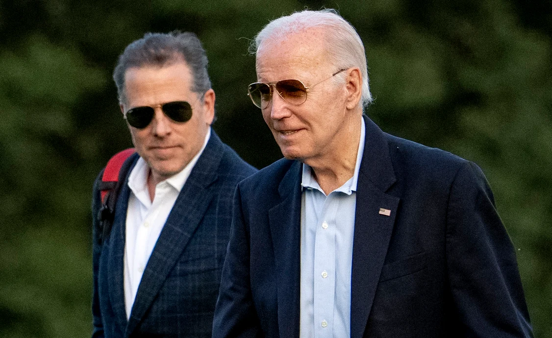 Hunter și Joe Biden FOTO Profimedia