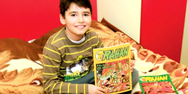 Răzvan Andrei Preda a câştigat aventura mult  visată cu revista „Rahan“  