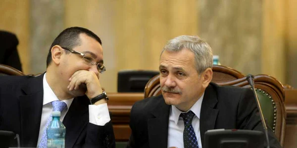 Victor Ponta si  Liviu Dragnea  FOTO Mediafax