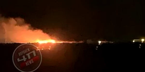 Explozii au fost filmate la aerodromuri din Rusia FOTO X/Kyiv Post