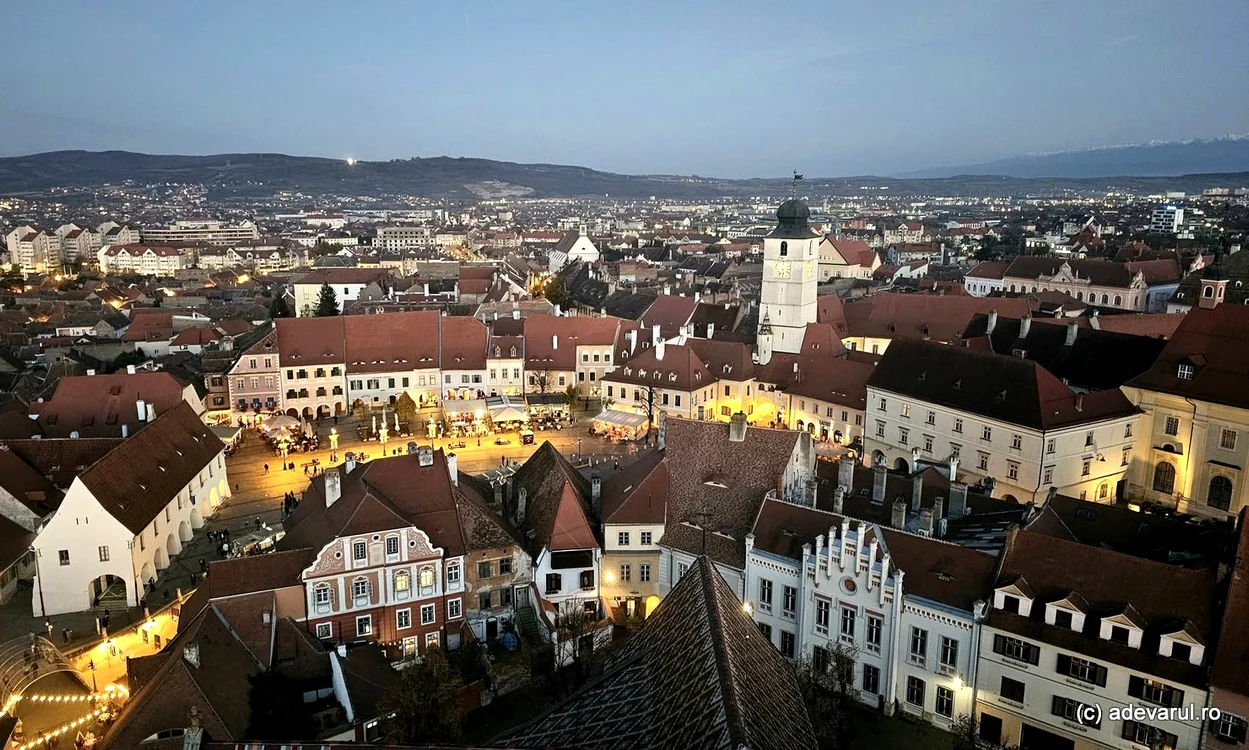 Orașul Sibiu. Foto Daniel Guță. ADEVĂRUL
