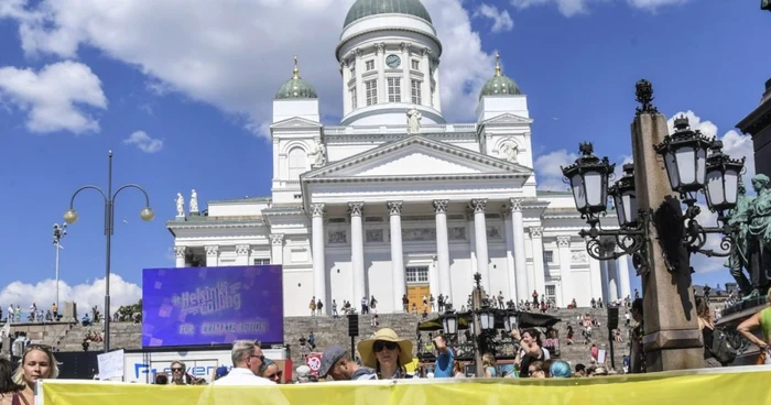 Helsinki protest EPA EFE