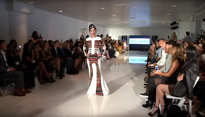 Reshma a defilat pe podiumul de la New York Fashion Week