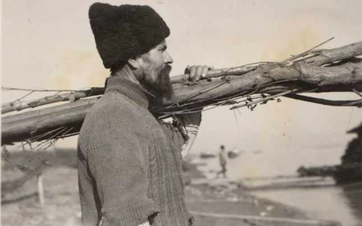Imagini din timpul construcţiei Canalului Dunăre - Marea Neagră