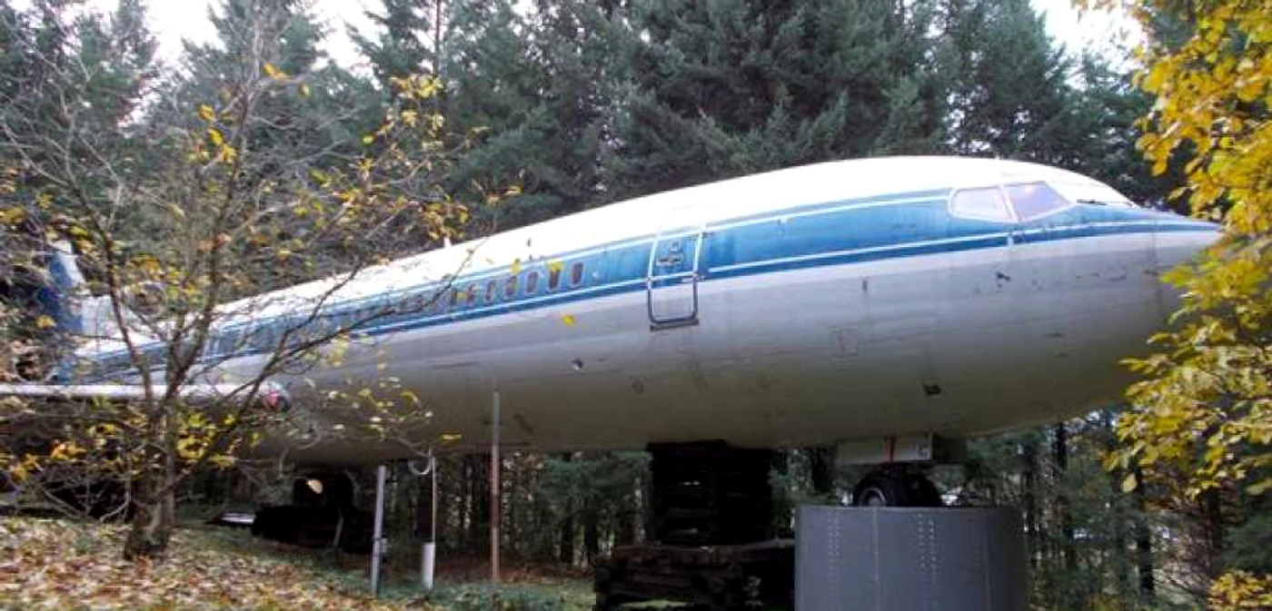 Un pensionar locuieşte în mijlocul pădurii, într-un boeing restaurat FOTO The Mirror