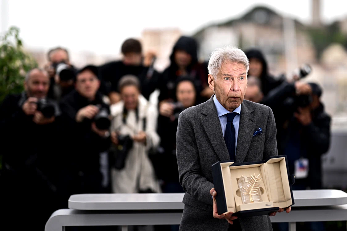 Harrison Ford la Festivalul de Film de la Cannes FOTO AFP