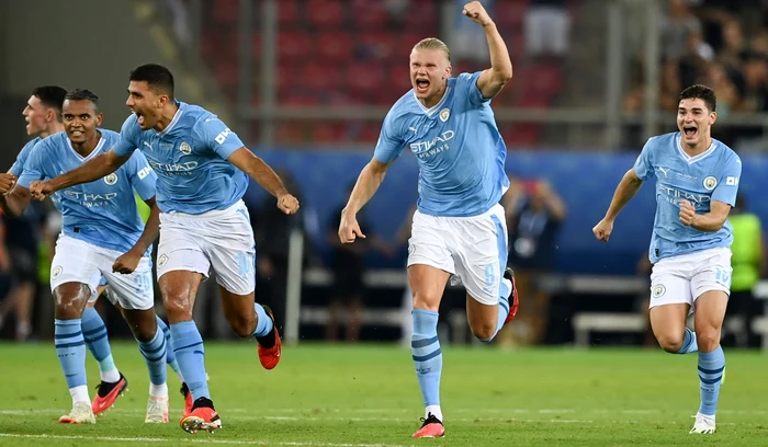 Erling Haaland și ai lui, victorioși în Supercupa Europei (FOTO: Getty Images)