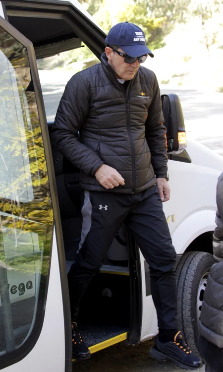 Antonio Banderas and Nicole Lempel in the Caminito del Rey jpeg