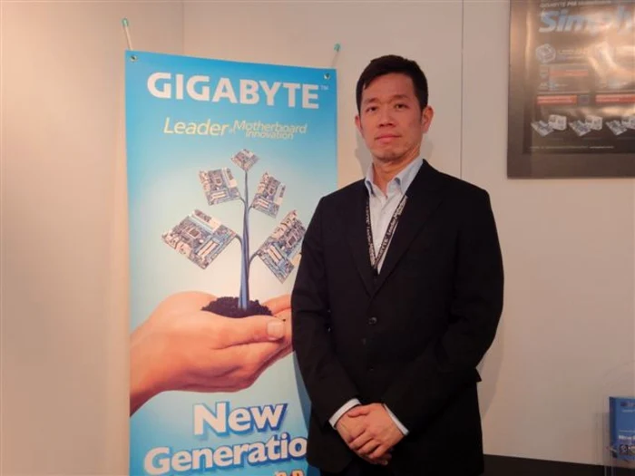 Sinclar Hsiao, sales and marketing director la Gigabyte Europa şi Rusia