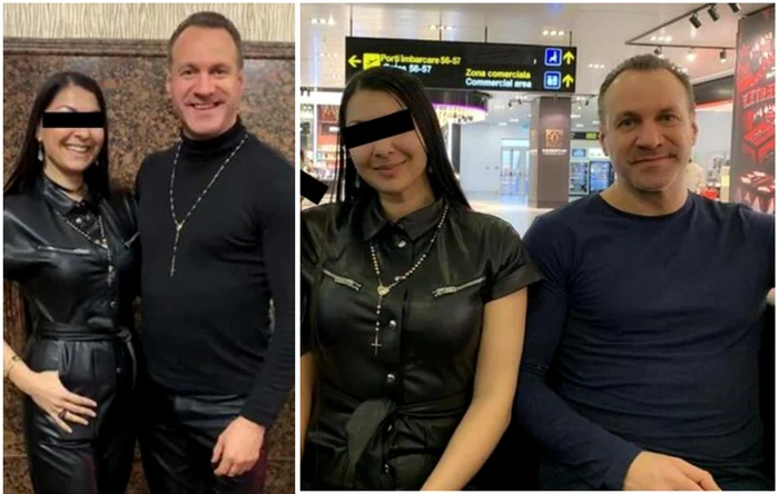 Alin Oprea și presupusa iubită. Se pare că cei doi poartă pe rând același timp de lănțișor