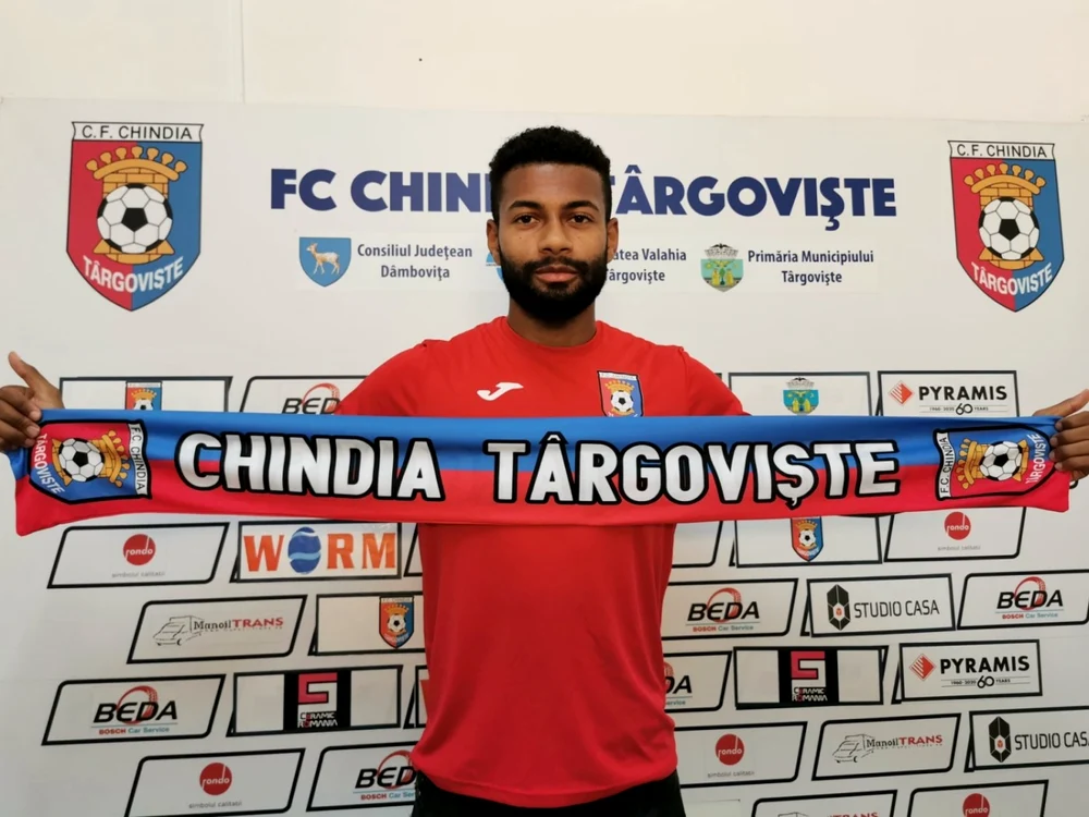 Mijlocaşul haitian Mikael Cantave. FOTO: AFC Chindia / Facebook