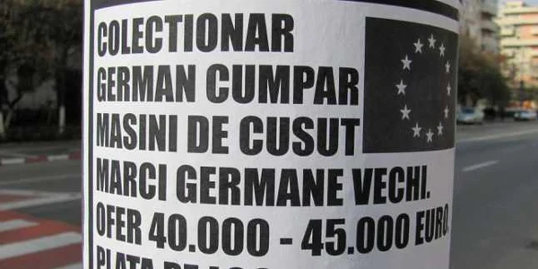 anunt masini de cusut