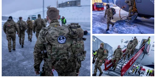 Soldați danezi sosesc în Groenlanda, unde vor participa la exercițiul Arctic Endurance. FOTO X